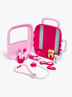 Cloudberry Castle Doktortaske Tandlæge, Pink