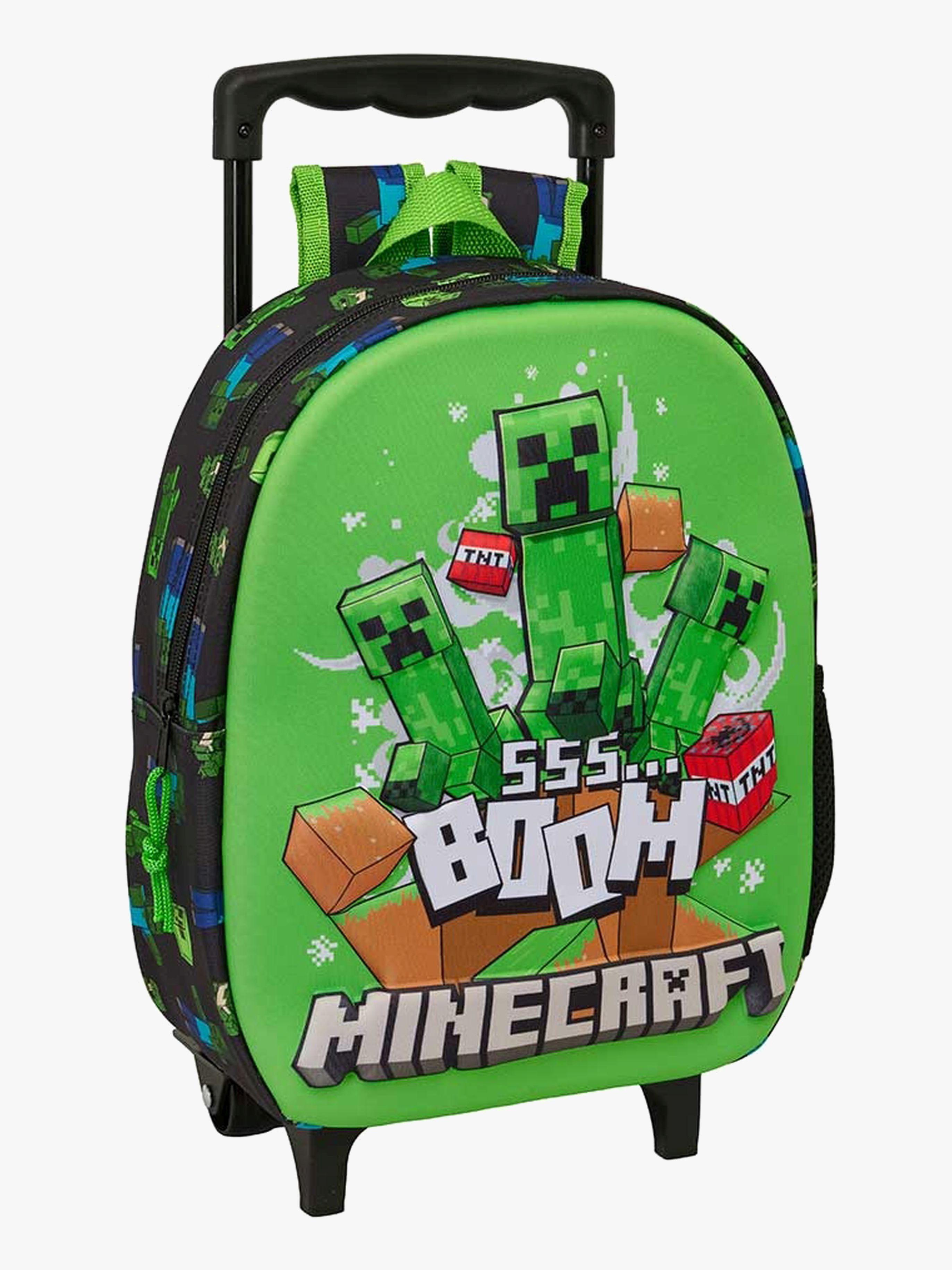 Minecraft 3D Trolley Rygsæk 9L, Boom