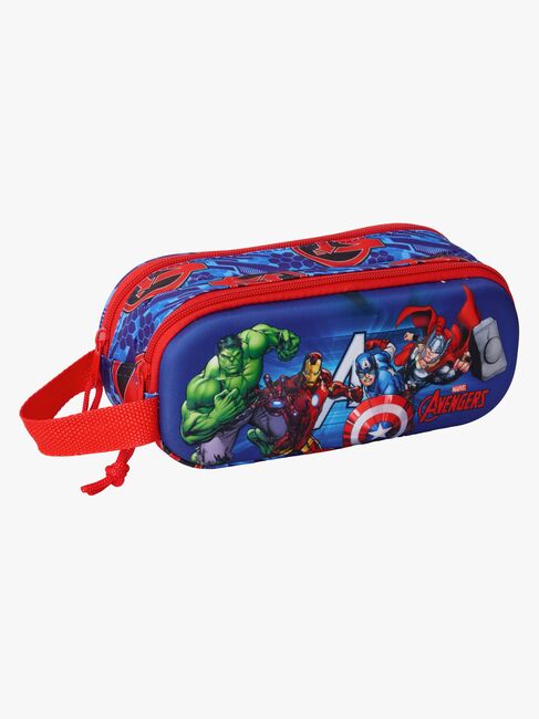 Marvel Avengers 3D Dobbelt Penalhus, Blå
