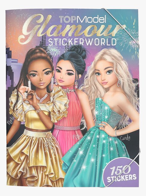 TOPModel Stickerworld Klistermærkebog Glamour