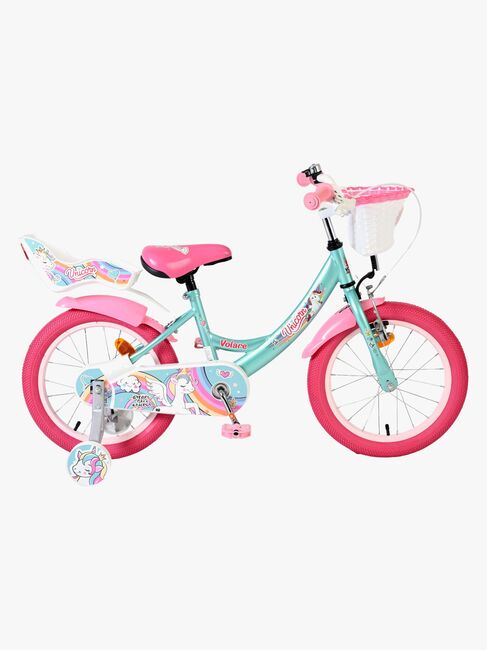 Volare Unicorn Cykel 16 Tommer, Grøn
