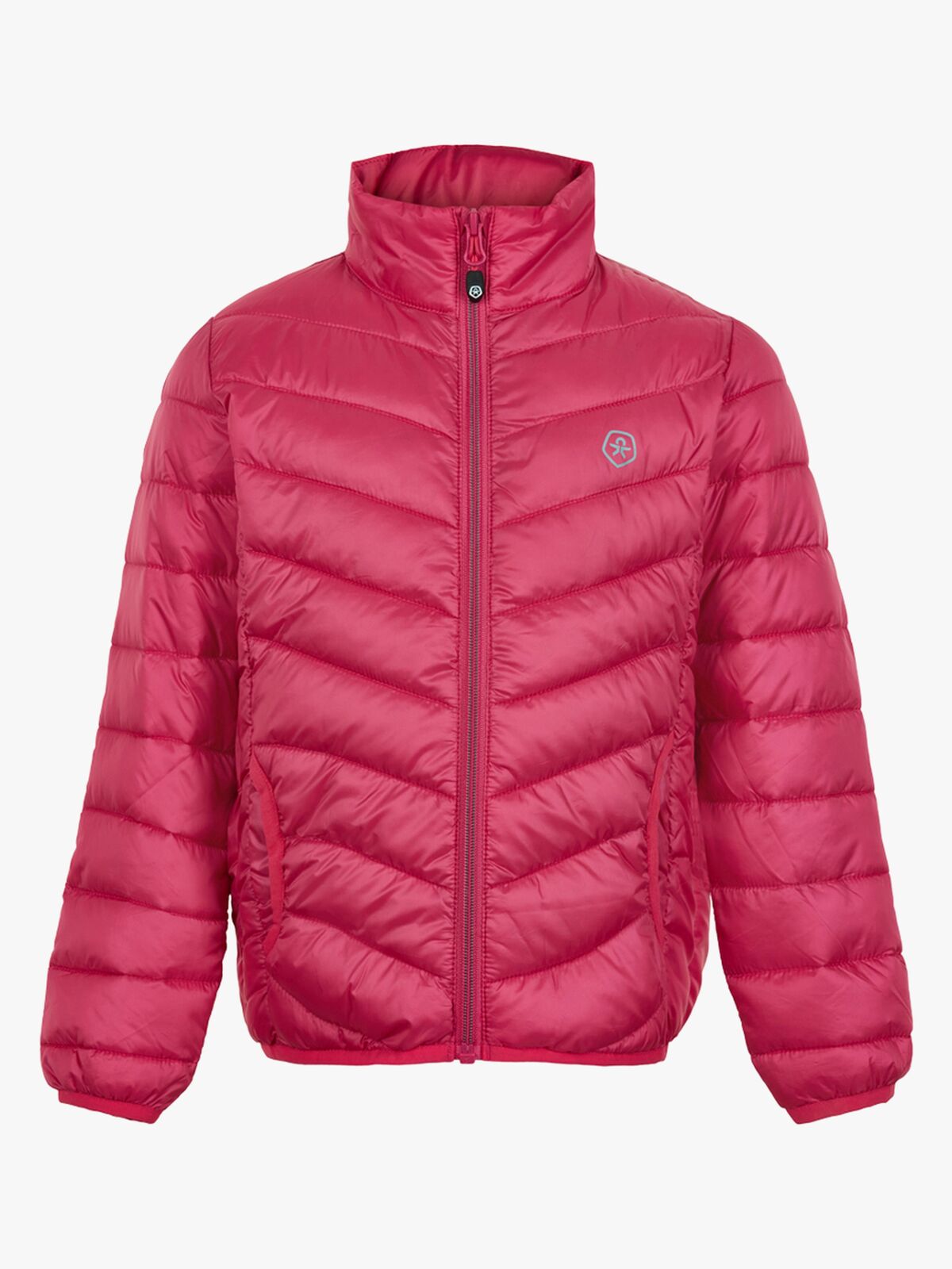 Color Kids Quiltet Packable Jakke , Honeysuckle