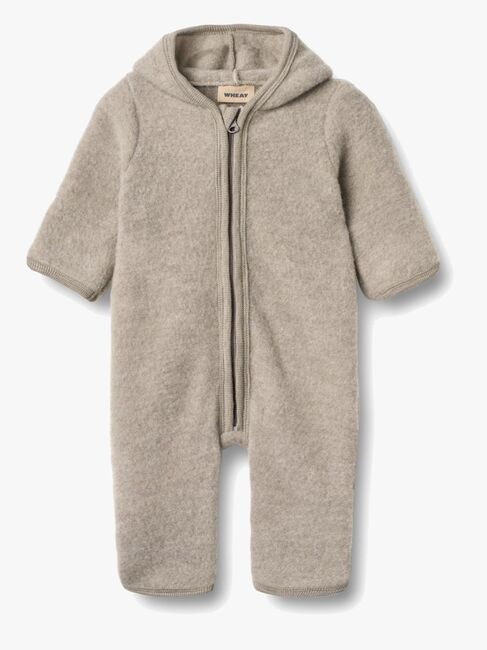 Wheat Ata Flyverdragt Merinould, Khaki Melange