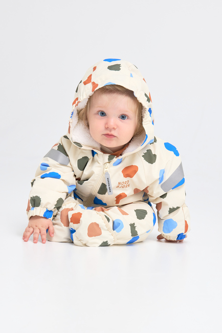 Nordbjörn Valdez Babyflyverdragt, Bone White