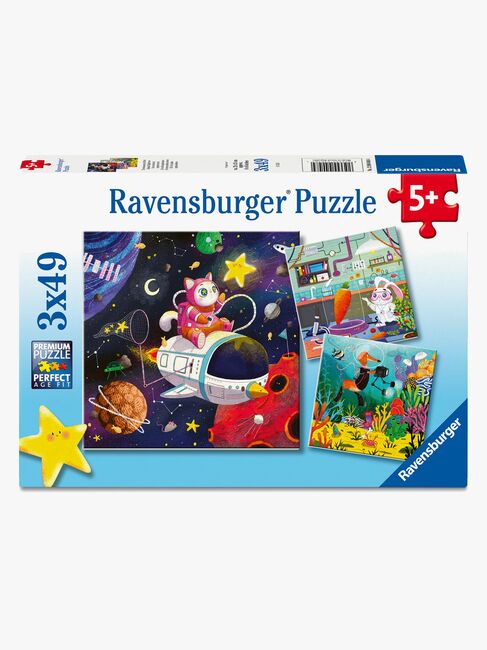 Ravensburger Puslespil Kids in Science 3x49 Brikker