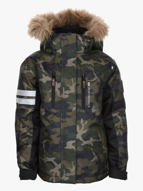 Lindberg Camo Vinterjakke, Green