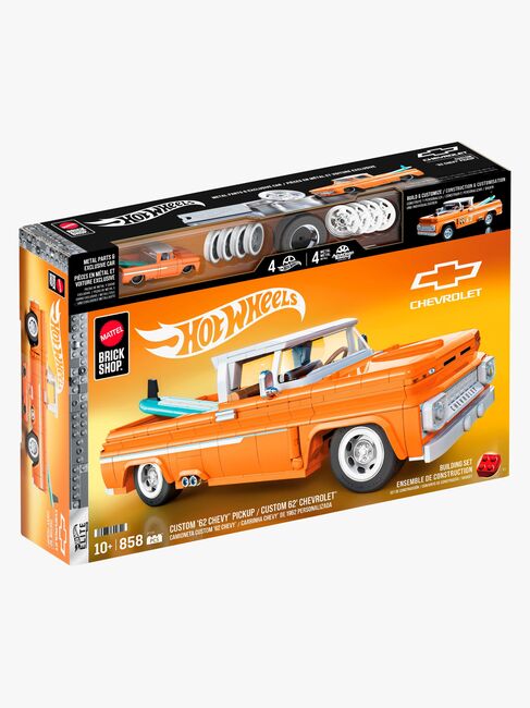 Mattel Brick Shop Hot Wheels Elite Series Brick Shop Hot Wheels Byggesæt Custom ’62 Chevy Pickup 858 Dele