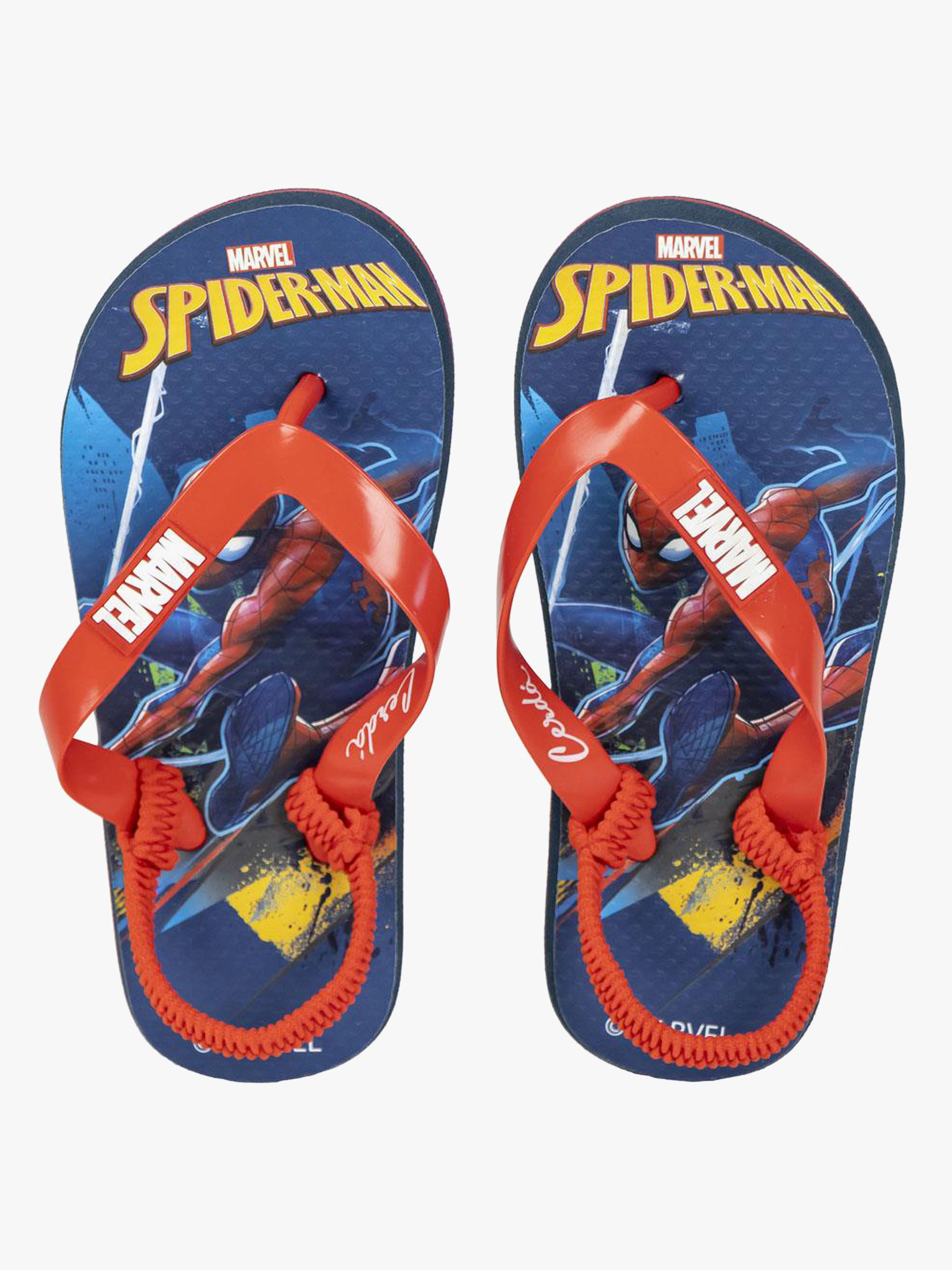 Spider-Man Klipklappere med Hælrem, Mørkeblå, 32-33