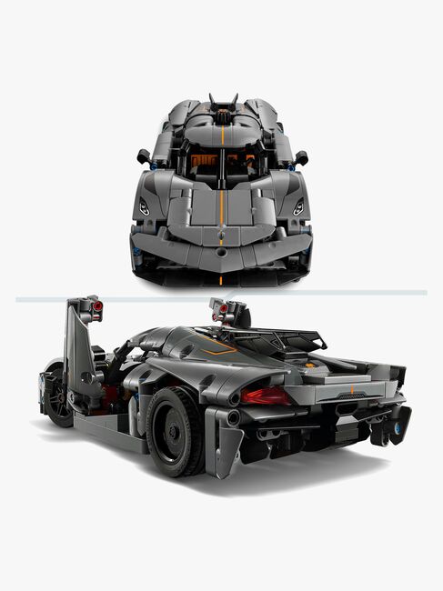 LEGO Technic 42173 Koenigsegg Jesko Absolut-hyperbil – grå