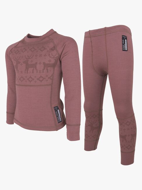 Lindberg Kåbdalis Skiundertøj Merino, Rose