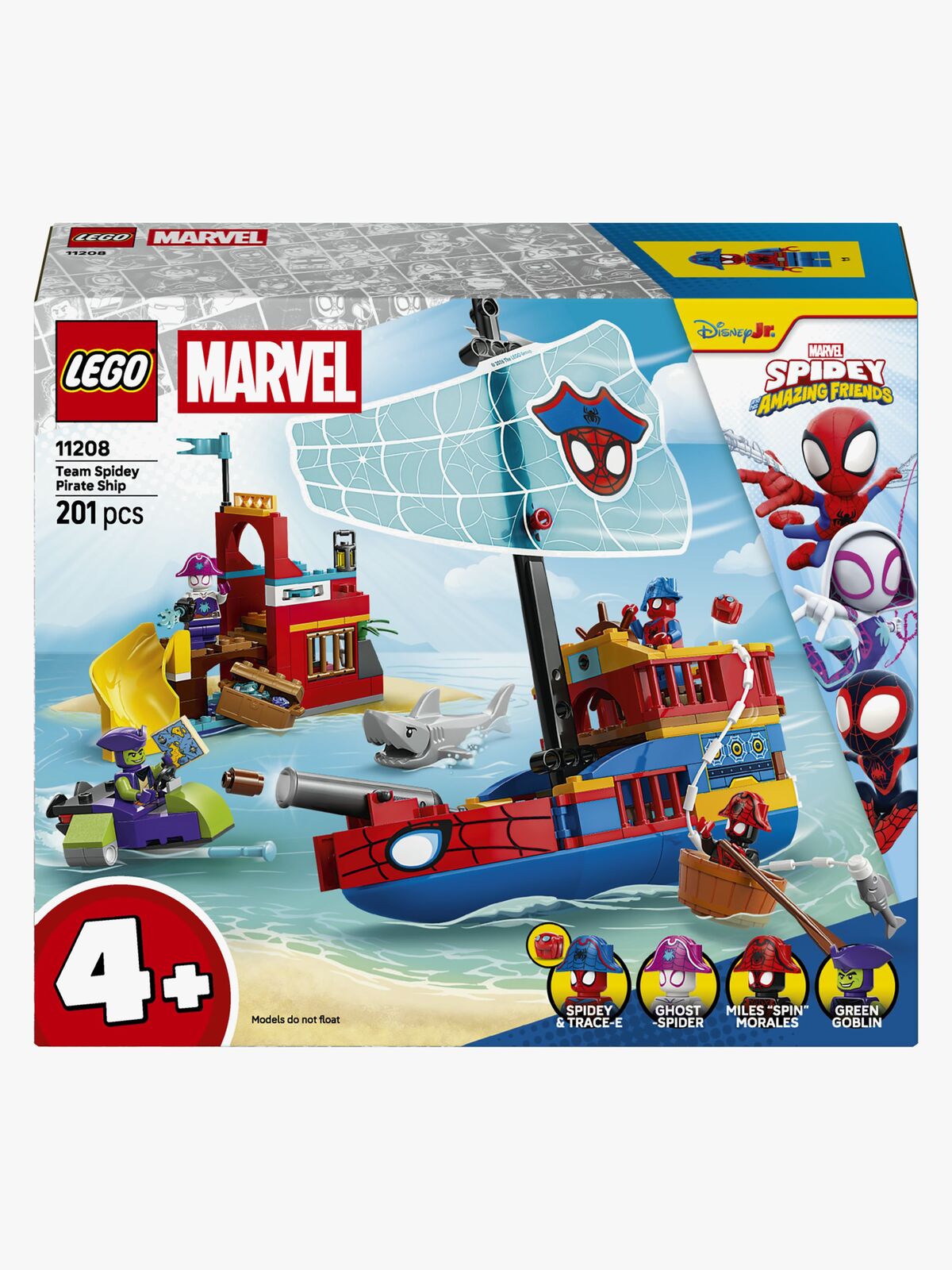 LEGO Spidey 11208 Team Spideys piratskib
