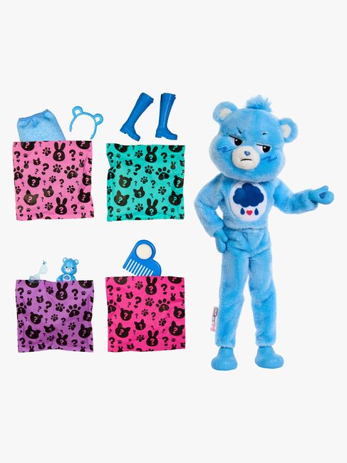Barbie Cutie Reveal Dukke Care Bears, Blå