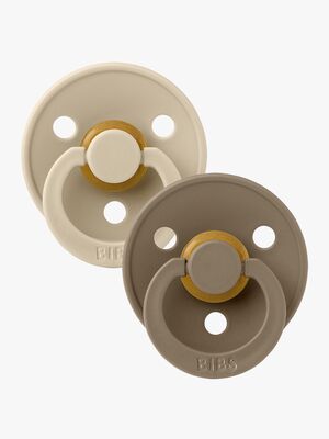 BIBS Sut Colour 2-pak Latex Str. 3 Vanilla/Dark Oak