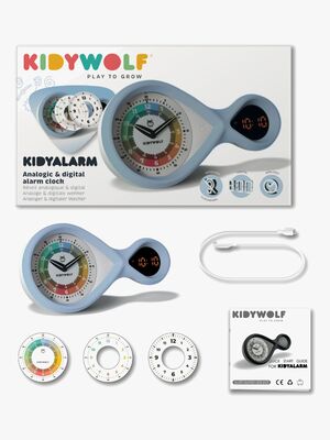 Kidywolf KIDYALARM Vækkeur, Blå
