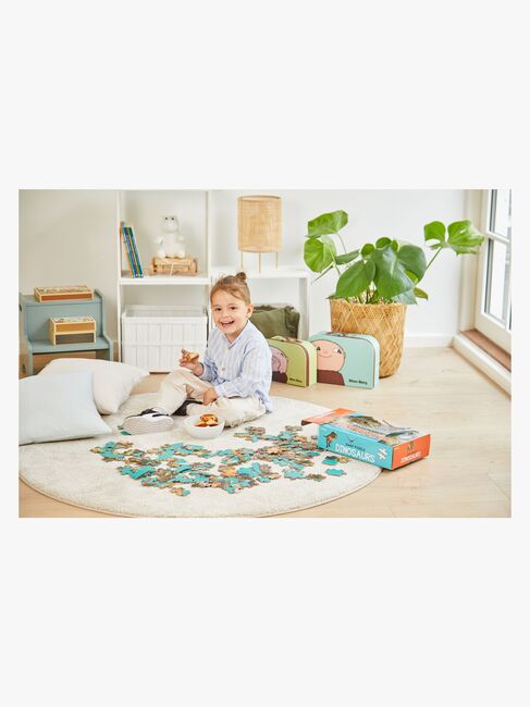 Barbo Toys Stor Gulvpuslespil Dinosaur 120 Brikker