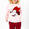 Disney Minnie Mouse-sæt med sweater og bukser, rød/lyserød