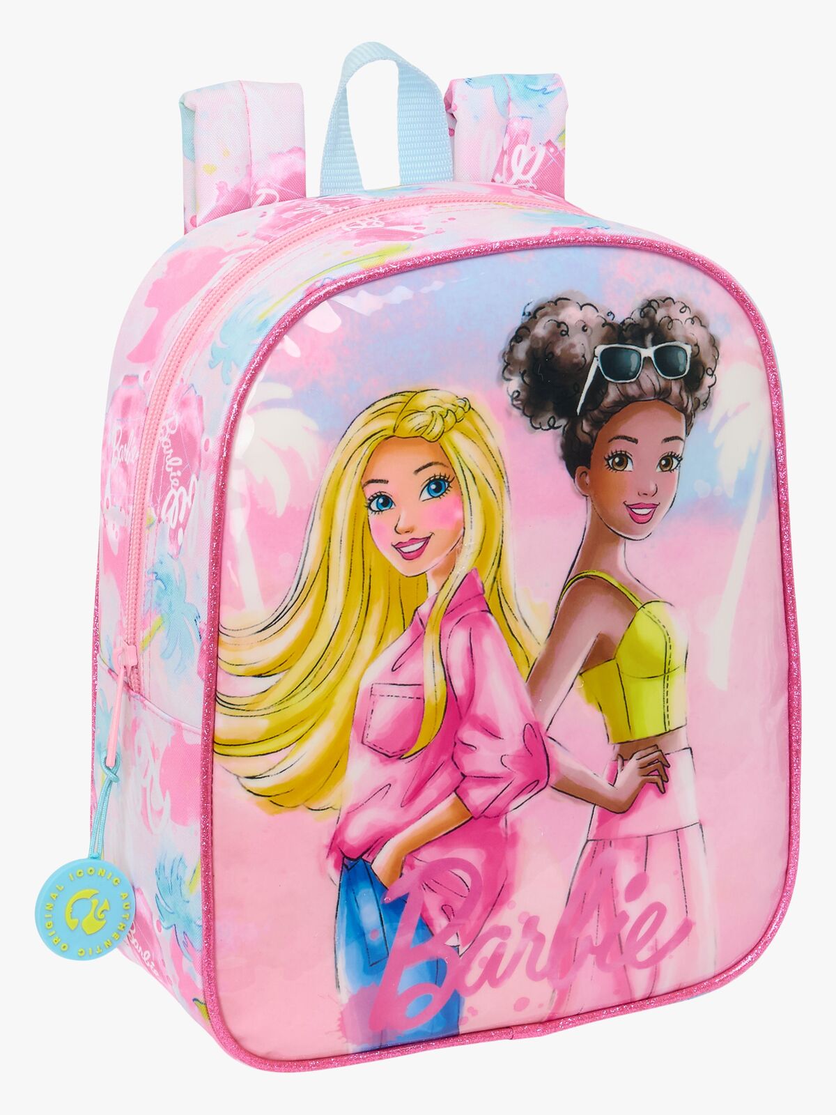 Barbie Mini Rygsæk 6L Painterly, Lyserød/Lyseblå