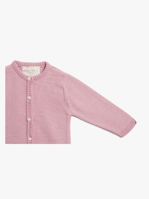 Petite Chérie Atelier Margit Babytrøje, Light Pink/Dusty Pink