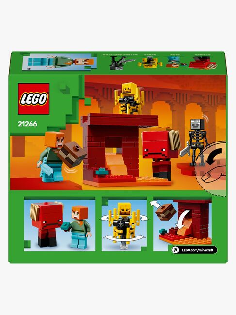 LEGO Minecraft 21266 Nether-lavakampen