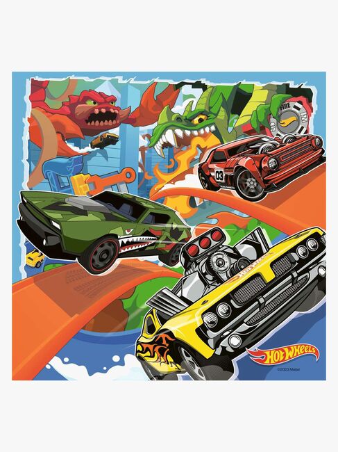 Ravensburger Puslespil Hot Wheels 3x49 Brikker