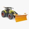 Bruder Claas Axion 950 Traktor med Snekæde & Plov