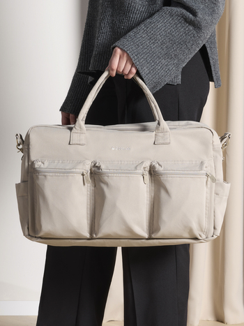 Beemoo Pro Double Pusletaske, Latte Beige