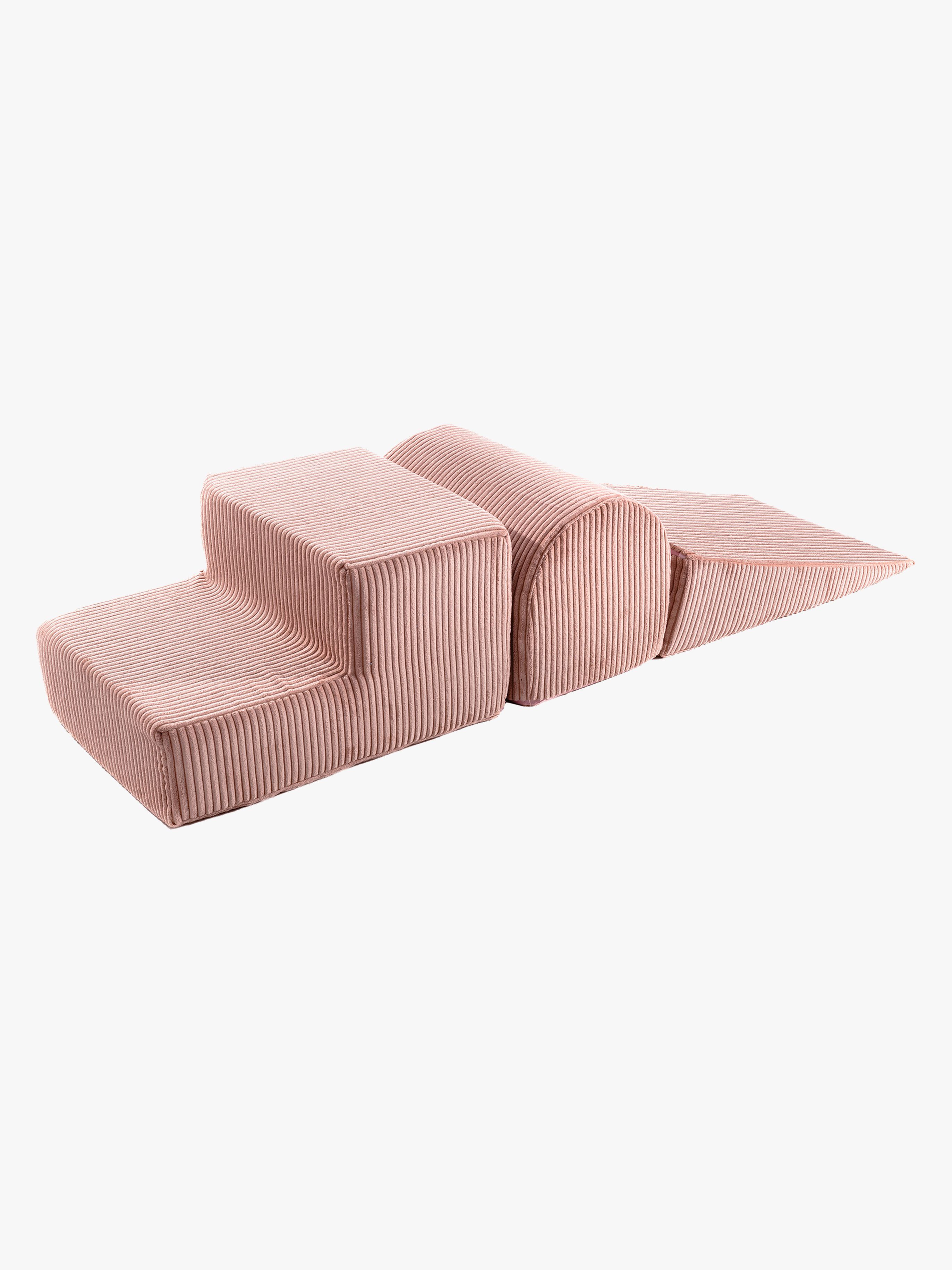 Meowbaby Aesthetic Foam Sæt 3 Elementer Kraftig Fløjl, Pink, Børnemøbler, Indretning børneværelse