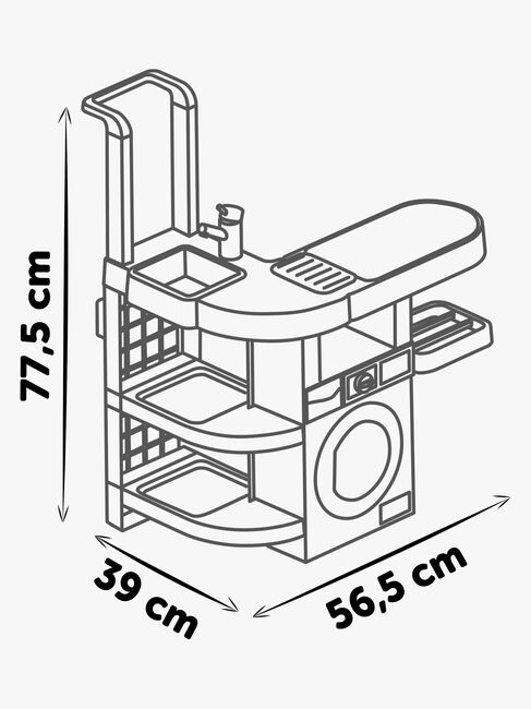Smoby Rowenta Wash&Clean Vasketøjs- og Rengøringssæt