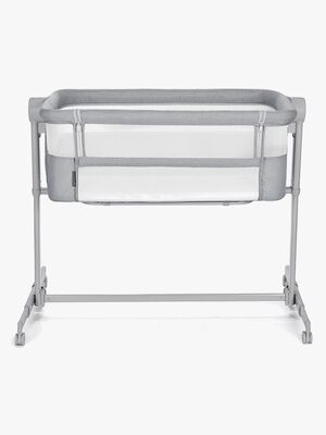 Kinderkraft Nestee Up 2 Bedside Crib, Full Light Grey