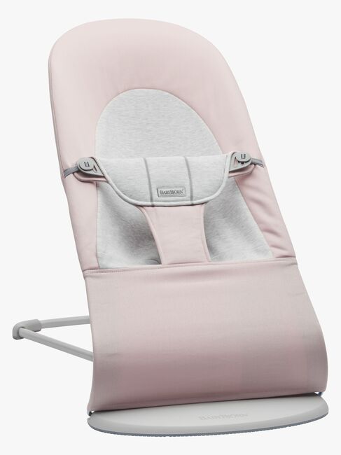 BabyBjörn Balance Soft Skråstol Woven Jersey, Lyserød/Grå