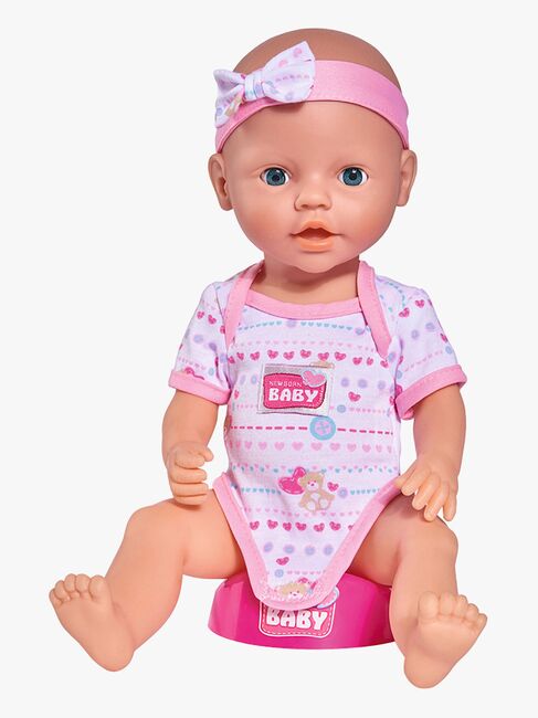 New Born Baby Dukke med Tilbehør, Lyserød