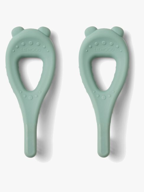 LIEWOOD Janelle Tandbørste Silikone 2-Pak, Peppermint