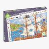 Djeco Observationspuslespil Pirat 100 Brikker