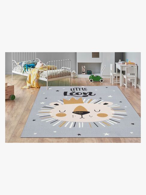 KMCarpets Play Lionking Gulvtæppe 160x230, Grå