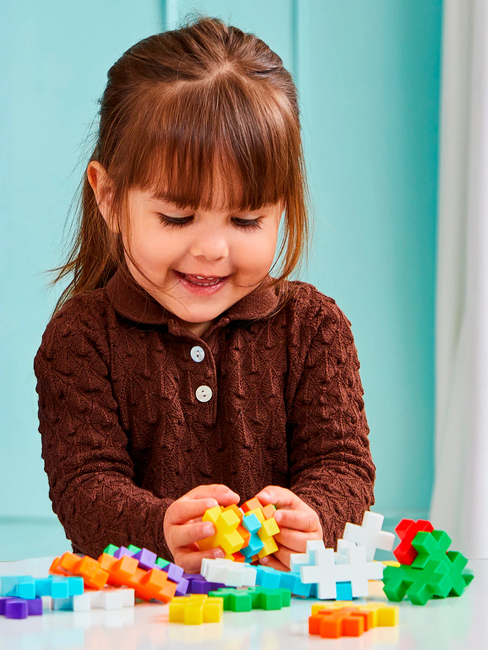 Plus-Plus BIG Byggesæt Rainbow Mix 100 Stk.