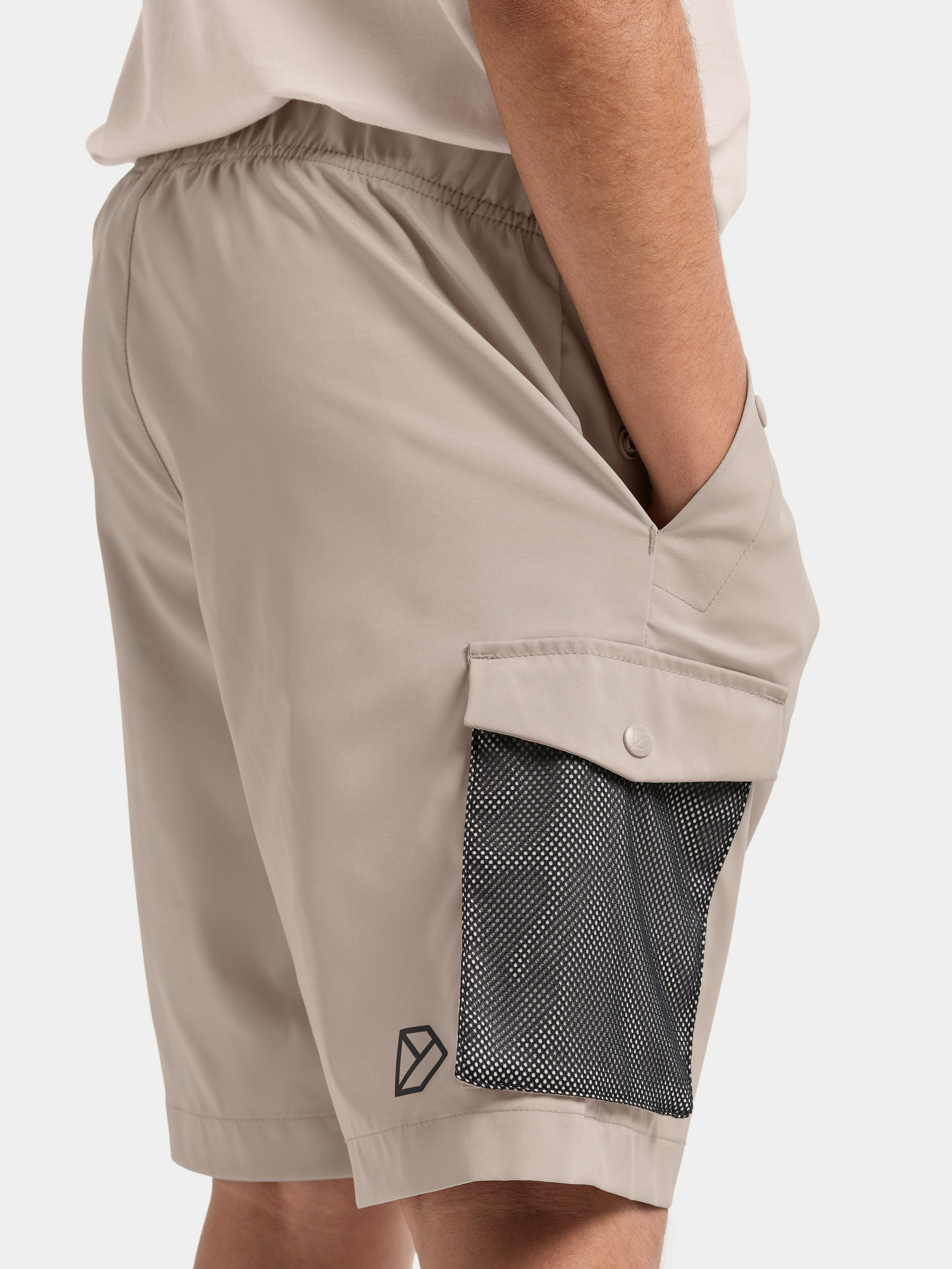 Didriksons Quartz Shorts, Beach beige, 140