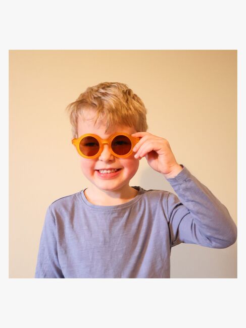 CarloBaby Solbriller Stråla 2-pak 3-6 År, Grøn/Gul