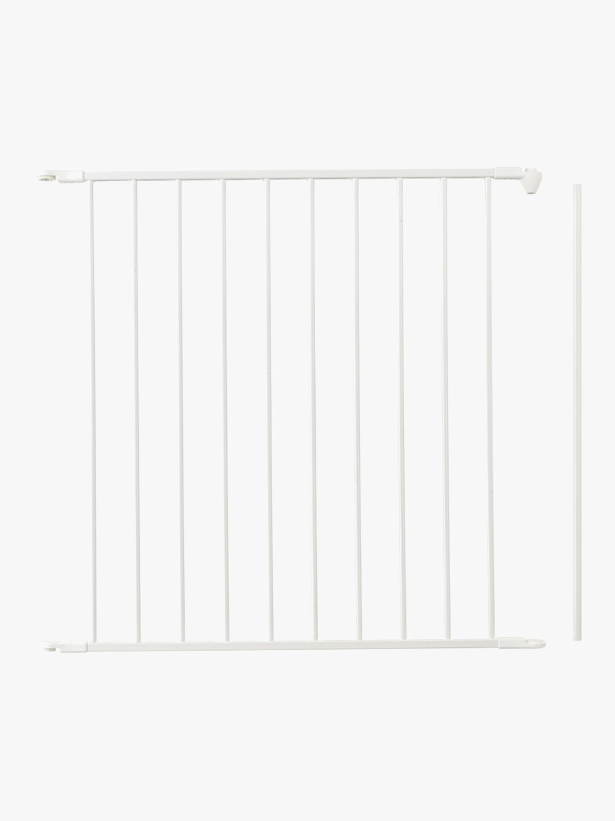 BabyDan Forlængning Sikkerhedsgitter Flex L 72 cm, Hvid
