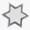 Design Letters Enamel Star Charm Silver