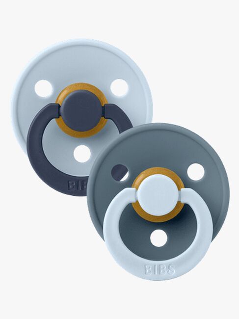 BIBS Studio Colour Fusion Sut 2-pak Str. 1, Baby Blue Petrol mix