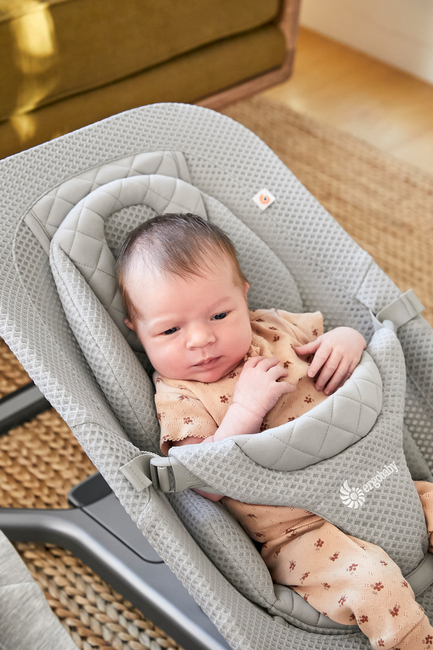 Ergobaby Evolve 3-in-1 Skråstol Mesh, Light Grey