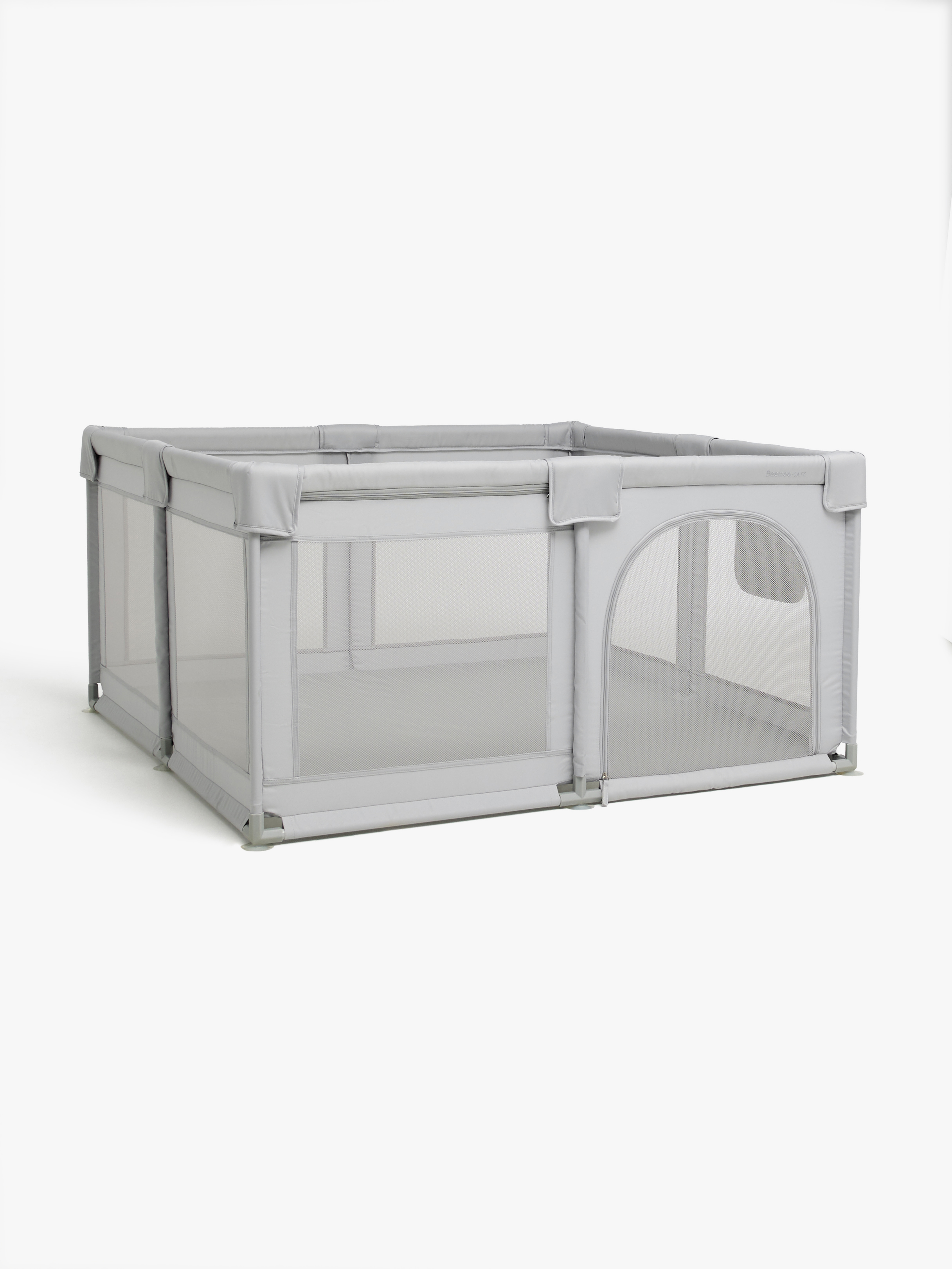 Beemoo SAFE Space Kravlegård 130 X 130, Light Grey