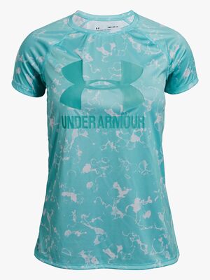 Under Armour Big Logo Tee Novelty SS Træningstrøje, Neo Turquoise