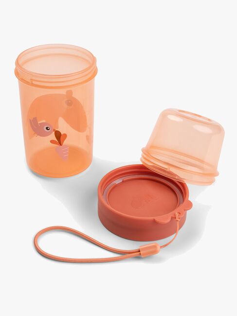 Done By Deer Ozzo To Go Two-Way Snackbeholder, Papaya