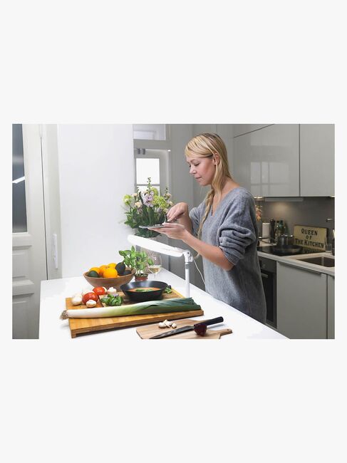 Kodak Desk Ring Light Lampe 10 Tommer, Hvid