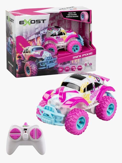 Exost Mini Pixie Fjernstyret Bil, Lyserød 20687-3528_1.jpg