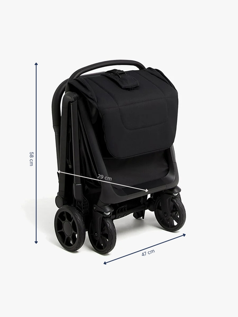 Beemoo Pro Venti Klapvogn, Coffee Black