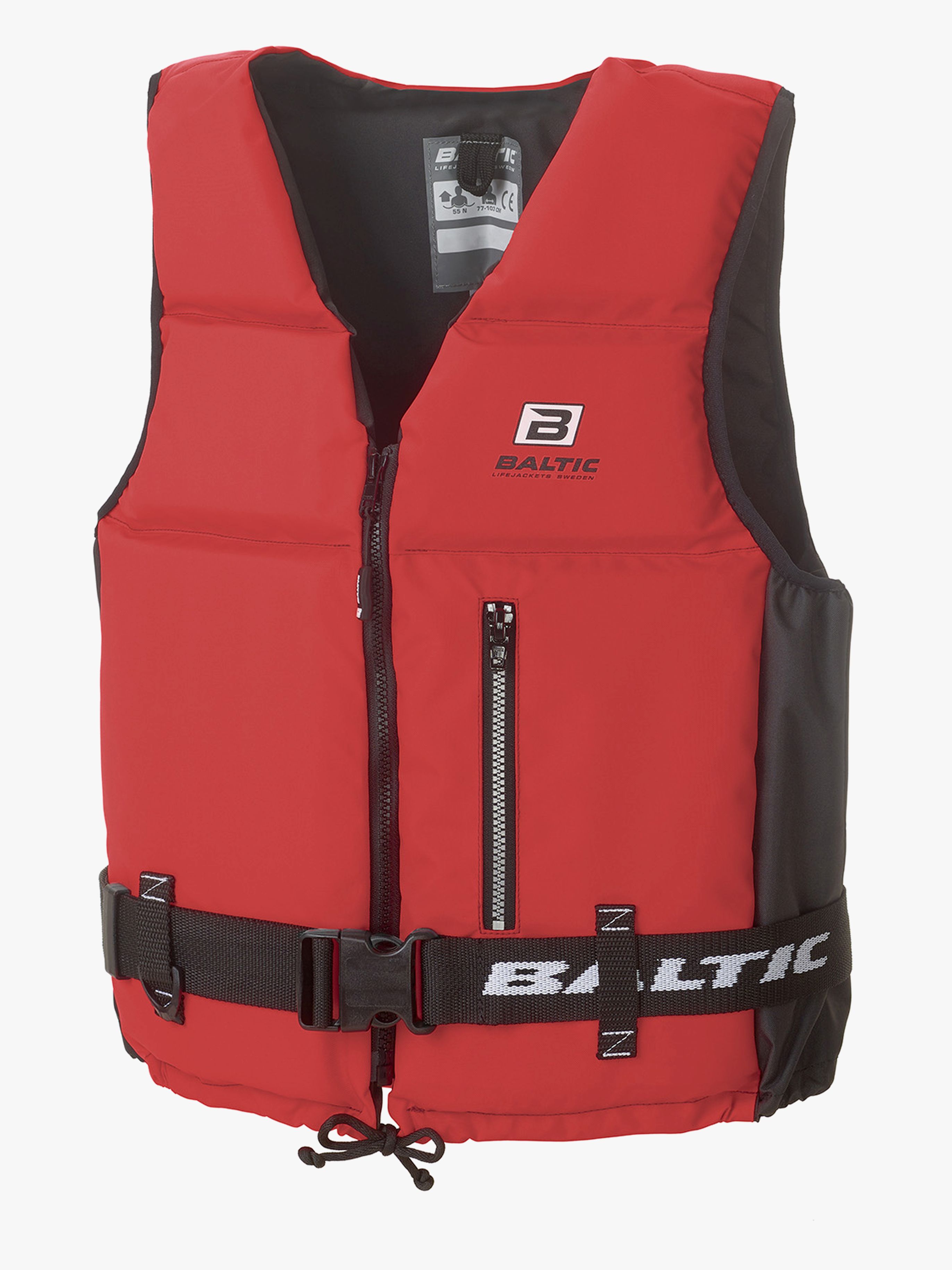 Baltic Mist Redningsvest, Rød, 40-50 kg