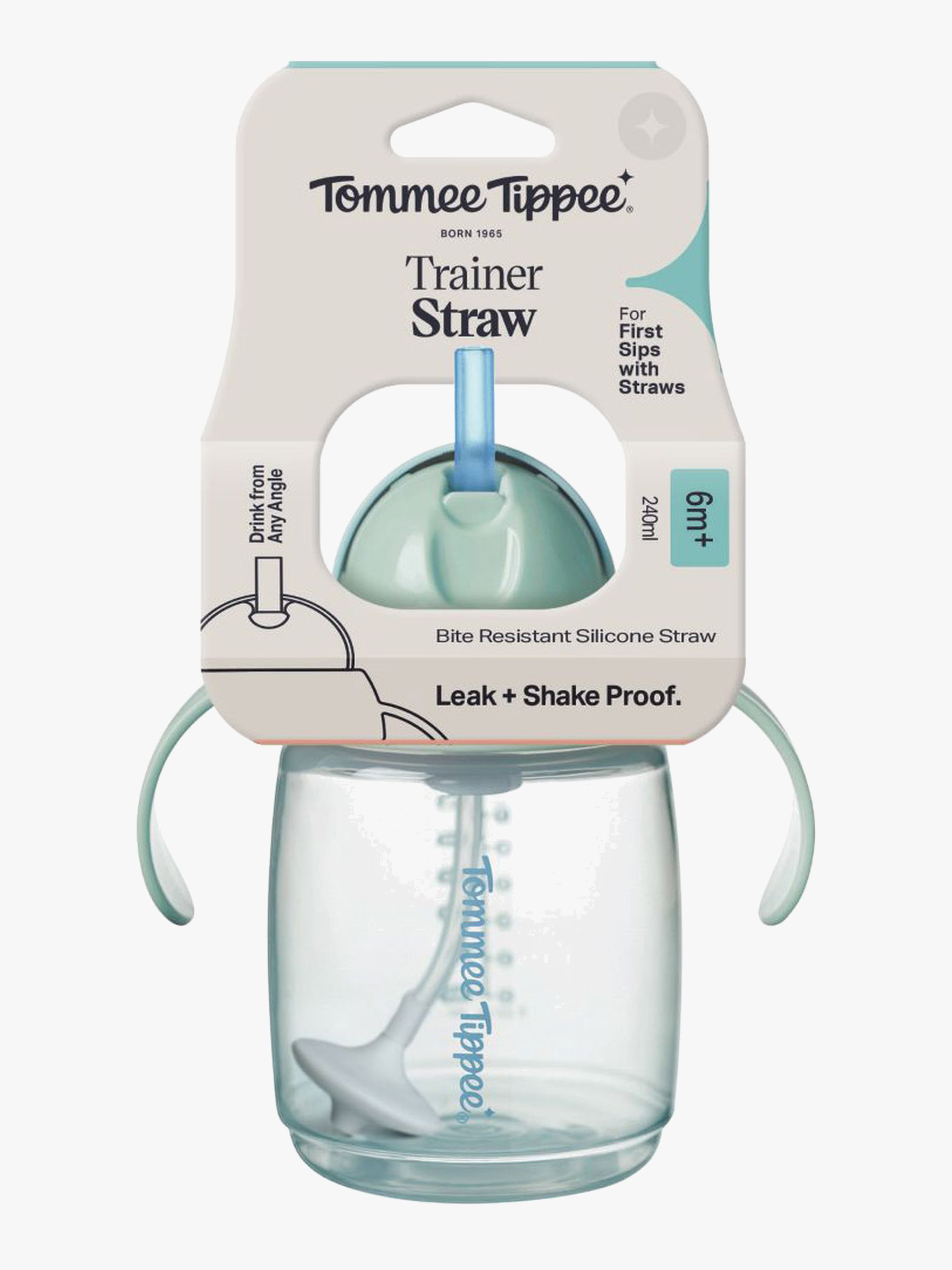 Tommee Tippee Sugerørskop 240 ml, Blå