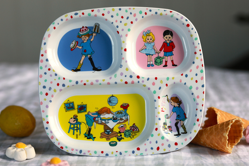 Pippi Langstrømpe Fødselsdag Opdelt Tallerken